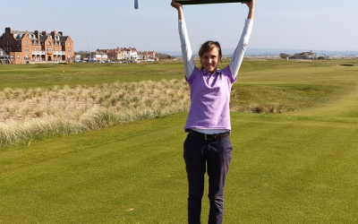 Velika zmaga Pie Babnik na MP Škotske v golfu